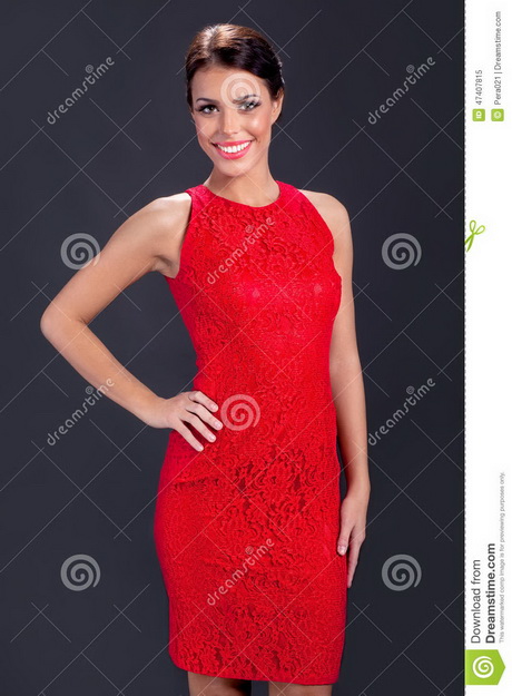vestito-rosso-trucco-87_5 Vestito rosso trucco