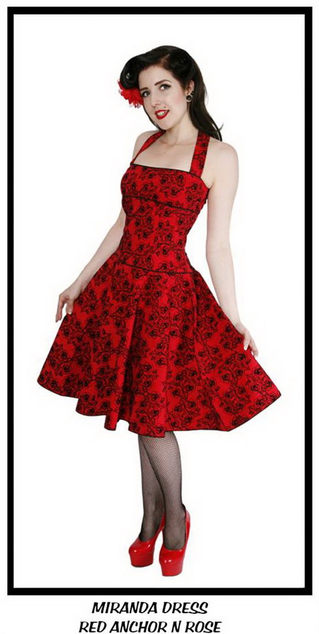 vestito-rosso-anni-50-31-4 Vestito rosso anni 50
